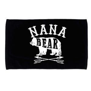 Nana Bear Grandmother Mothers Day Gift Microfiber Hand Towel