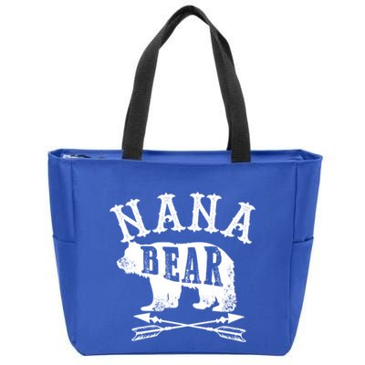 Nana Bear Grandmother Mothers Day Gift Zip Tote Bag