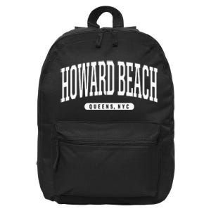 NYC Borough Howard Beach Queens New York City 16 in Basic Backpack