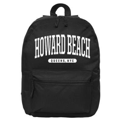 NYC Borough Howard Beach Queens New York City 16 in Basic Backpack