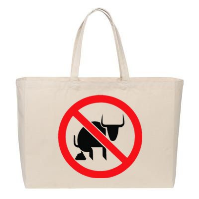 No Bullshit Hate Liars And Gullible People Cotton Canvas Jumbo Tote