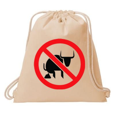 No Bullshit Hate Liars And Gullible People Drawstring Bag