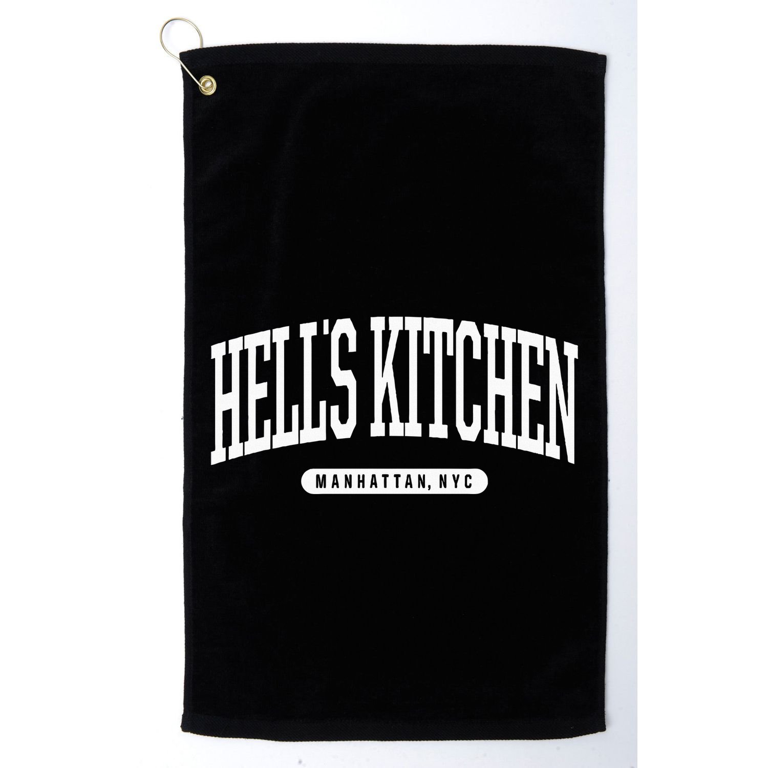 Nyc Borough HellS Kitchen Manhattan New York Golf Towel