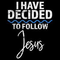 New Believer I Have Decided To Follow Jesus In Baptism Flat Bill Trucker Hat