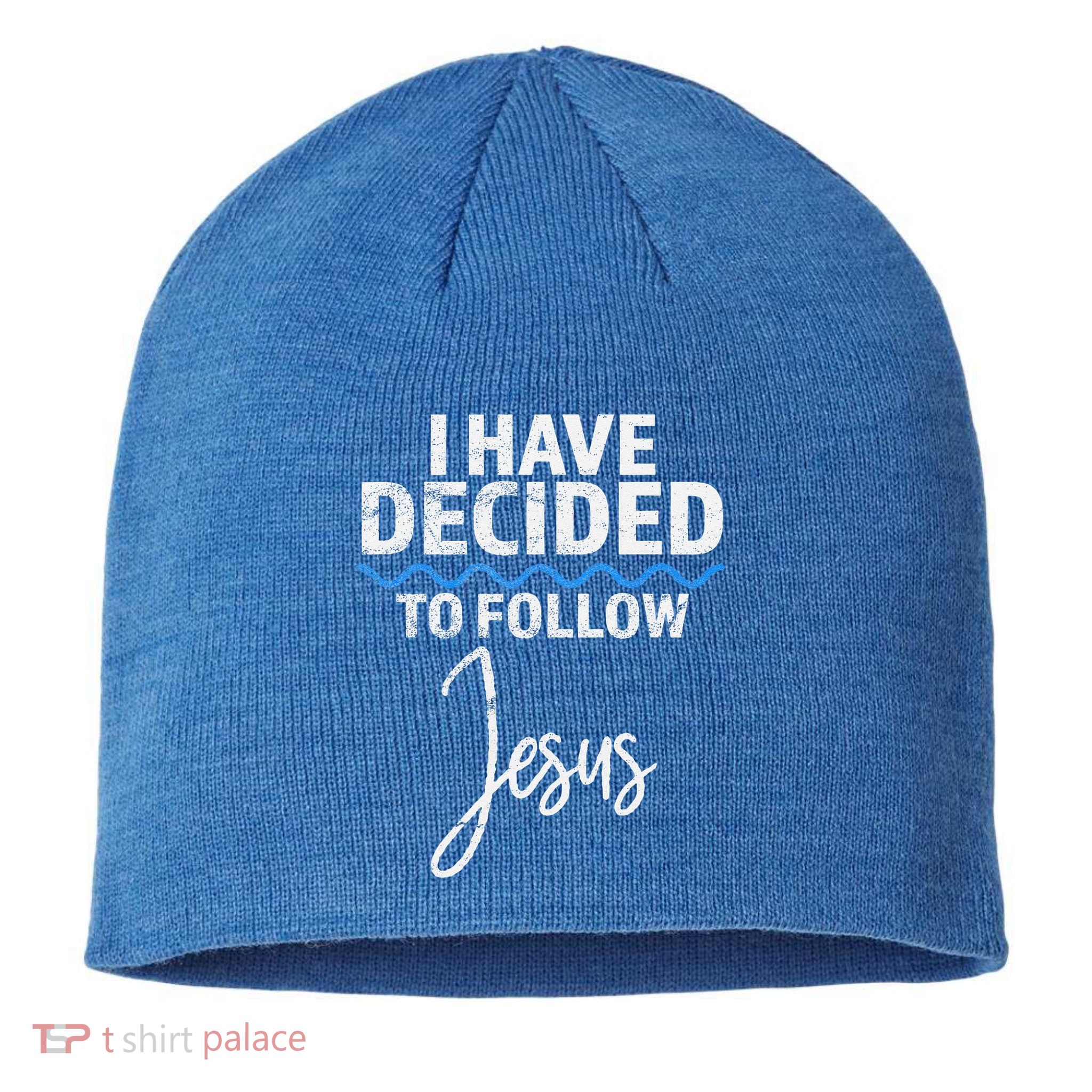 New Believer I Have Decided To Follow Jesus In Baptism Sustainable Beanie