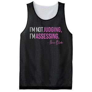 Nurse Blake I’m Not Judging I’m Assessing Mesh Reversible Basketball Jersey Tank