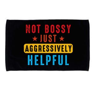 Not Bossy Just Aggressively Helpful Microfiber Hand Towel