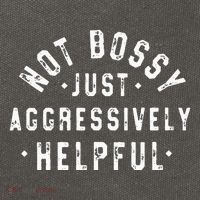 Not Bossy Just Aggressively Helpful Funny Cotton Canvas Backpack