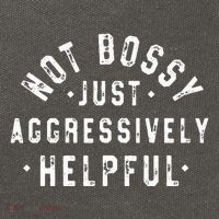 Not Bossy Just Aggressively Helpful Funny Cotton Canvas Backpack