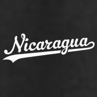 Nicaragua Baseball Jersey Script With Swoosh 7 Panel Mesh Trucker Snapback Hat