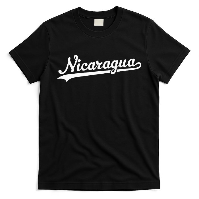 Nicaragua Baseball Jersey Script With Swoosh T-Shirt