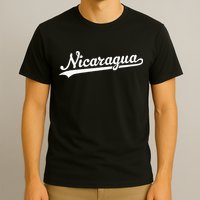 Nicaragua Baseball Jersey Script With Swoosh T-Shirt