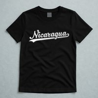 Nicaragua Baseball Jersey Script With Swoosh T-Shirt
