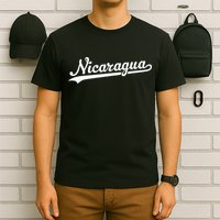 Nicaragua Baseball Jersey Script With Swoosh T-Shirt