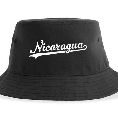 Nicaragua Baseball Jersey Script With Swoosh Sustainable Bucket Hat