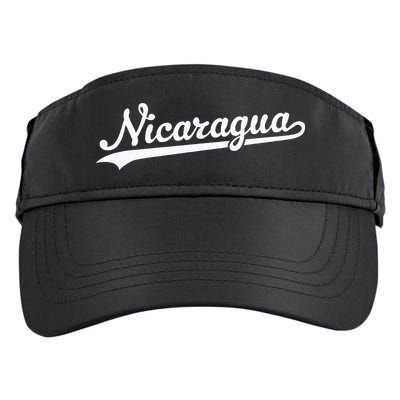 Nicaragua Baseball Jersey Script With Swoosh Adult Drive Performance Visor
