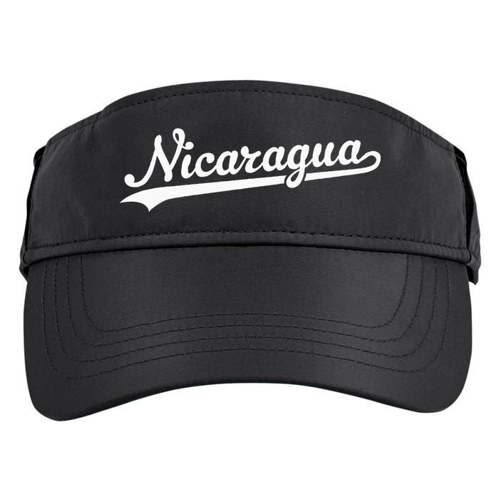 Nicaragua Baseball Jersey Script With Swoosh Adult Drive Performance Visor