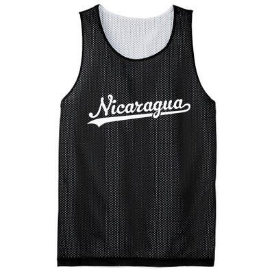 Nicaragua Baseball Jersey Script With Swoosh Mesh Reversible Basketball Jersey Tank