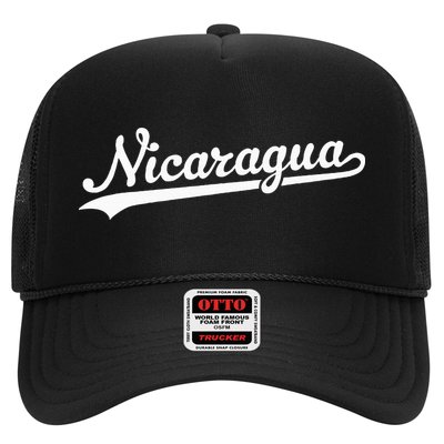Nicaragua Baseball Jersey Script With Swoosh Hat