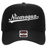Nicaragua Baseball Jersey Script With Swoosh Hat
