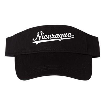 Nicaragua Baseball Jersey Script With Swoosh Visor
