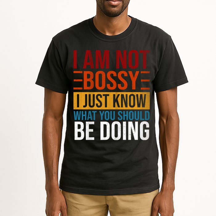 Not Bossy Just Know What I Should Be Doing Funny Sayings Tall T-Shirt
