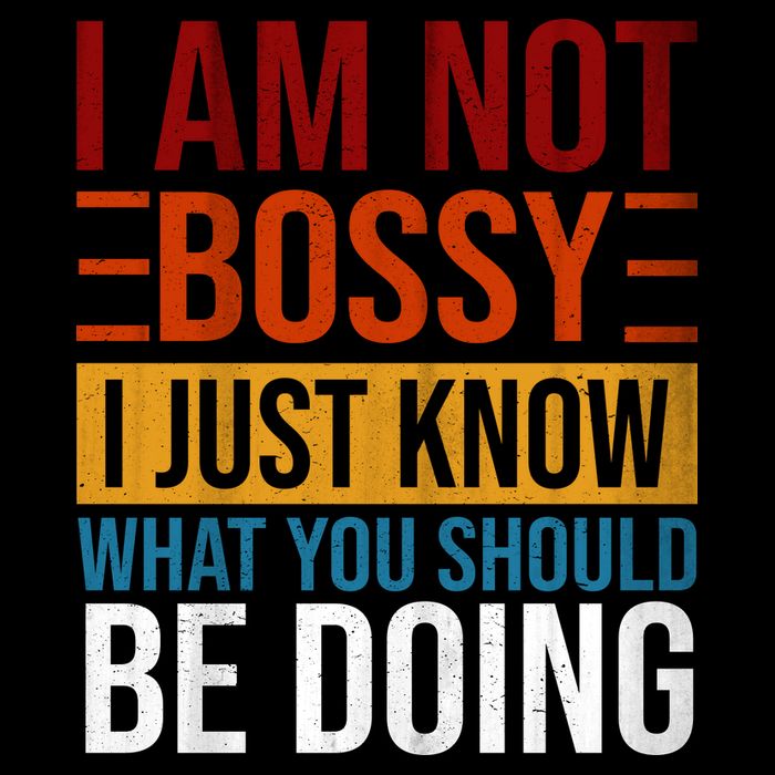 Not Bossy Just Know What I Should Be Doing Funny Sayings Ladies Essential Flowy Tank
