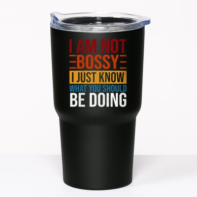Not Bossy Just Know What I Should Be Doing Funny Sayings Tumbler