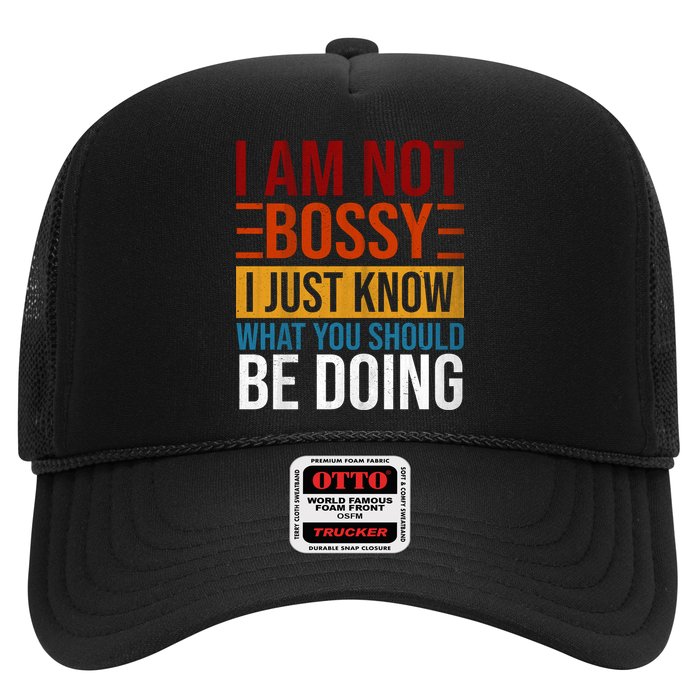 Not Bossy Just Know What I Should Be Doing Funny Sayings Hat