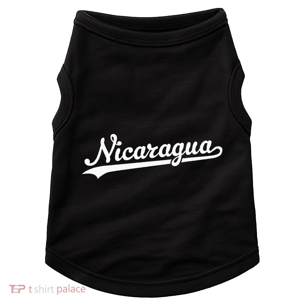Nicaragua Baseball Jersey Script With Swoosh Doggie Tank