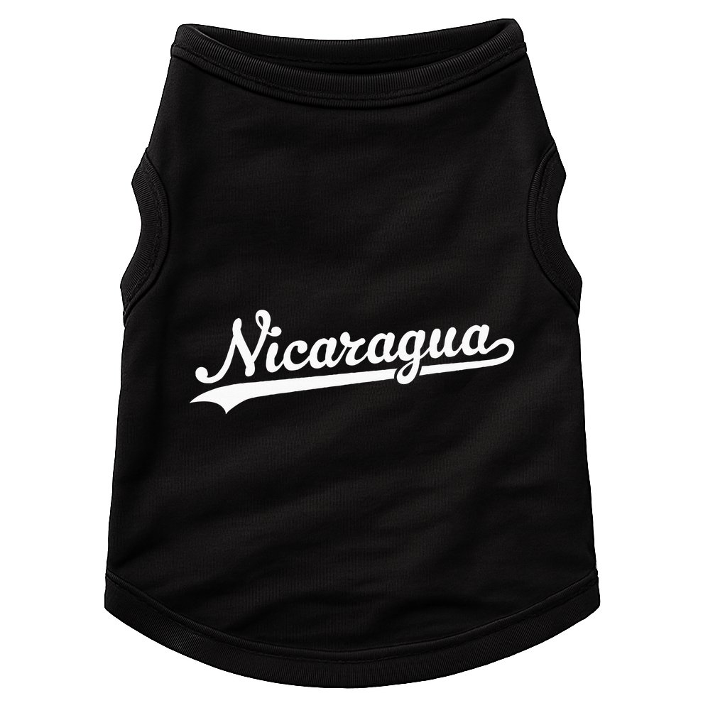 Nicaragua Baseball Jersey Script With Swoosh Doggie Tank