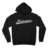 Nicaragua Baseball Jersey Script With Swoosh Hoodie