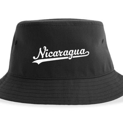 Nicaragua Baseball Jersey Script With Swoosh Sustainable Bucket Hat