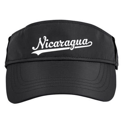 Nicaragua Baseball Jersey Script With Swoosh Adult Drive Performance Visor