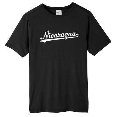 Nicaragua Baseball Jersey Script With Swoosh Tall Fusion ChromaSoft Performance T-Shirt