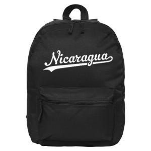 Nicaragua Baseball Jersey Script With Swoosh 16 in Basic Backpack