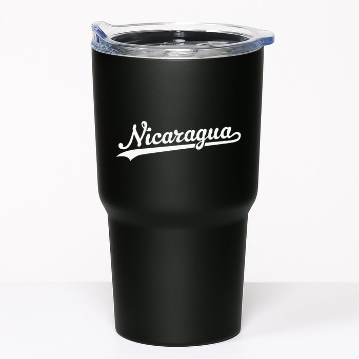 Nicaragua Baseball Jersey Script With Swoosh Tumbler
