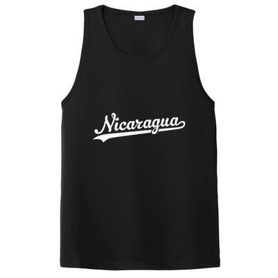 Nicaragua Baseball Jersey Script With Swoosh PosiCharge Competitor Tank