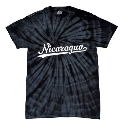 Nicaragua Baseball Jersey Script With Swoosh Tie-Dye T-Shirt
