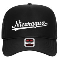 Nicaragua Baseball Jersey Script With Swoosh Hat