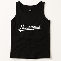 Nicaragua Baseball Jersey Script With Swoosh Tank Top
