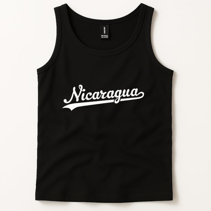 Nicaragua Baseball Jersey Script With Swoosh Tank Top