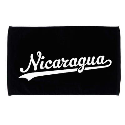 Nicaragua Baseball Jersey Script With Swoosh Microfiber Hand Towel