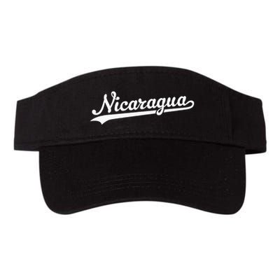 Nicaragua Baseball Jersey Script With Swoosh Visor