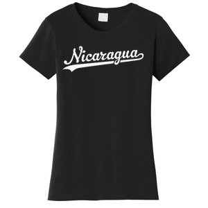 Nicaragua Baseball Jersey Script With Swoosh Women's T-Shirt