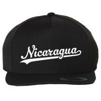 Nicaragua Baseball Jersey Script With Swoosh Wool Snapback Cap