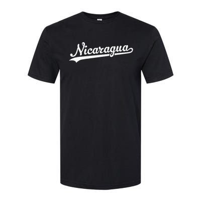 Nicaragua Baseball Jersey Script With Swoosh Softstyle CVC T-Shirt