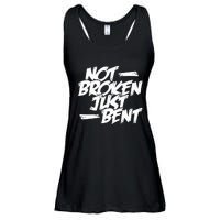 Not Broken Just Bent Relationship Damaged But Not Hopeless Ladies Essential Flowy Tank