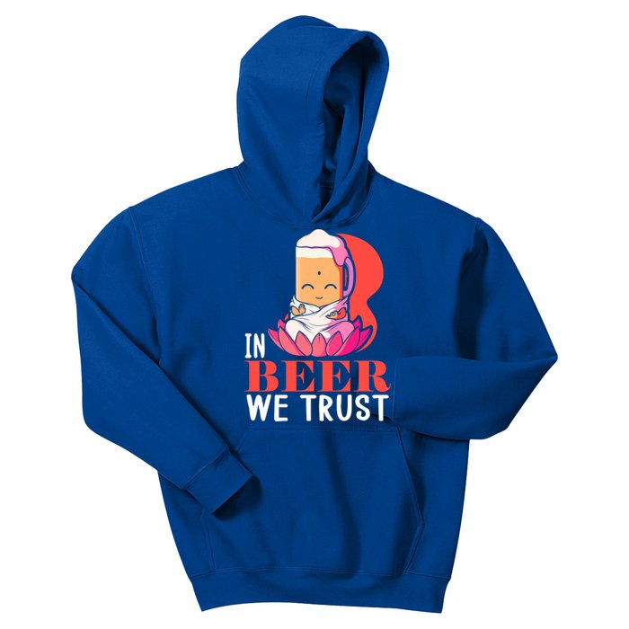 Namasté Beer Jga Yoga Class Buddha Beer Cute Gift Kids Hoodie