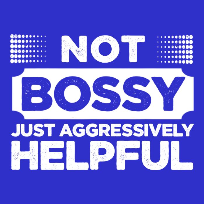 Not Bossy Just Aggressively Helpful Funny Mesh Reversible Basketball Jersey Tank